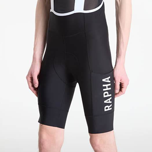 Rapha Men’s cargo bibshorts Rapha Men's Pro Team Cargo Bib Shorts - Regular Black/ White