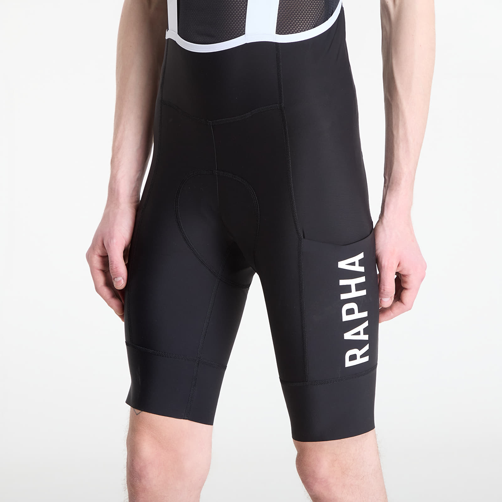 Kurzhosen Rapha Men's Pro Team Cargo Bib Shorts - Regular Black/ White