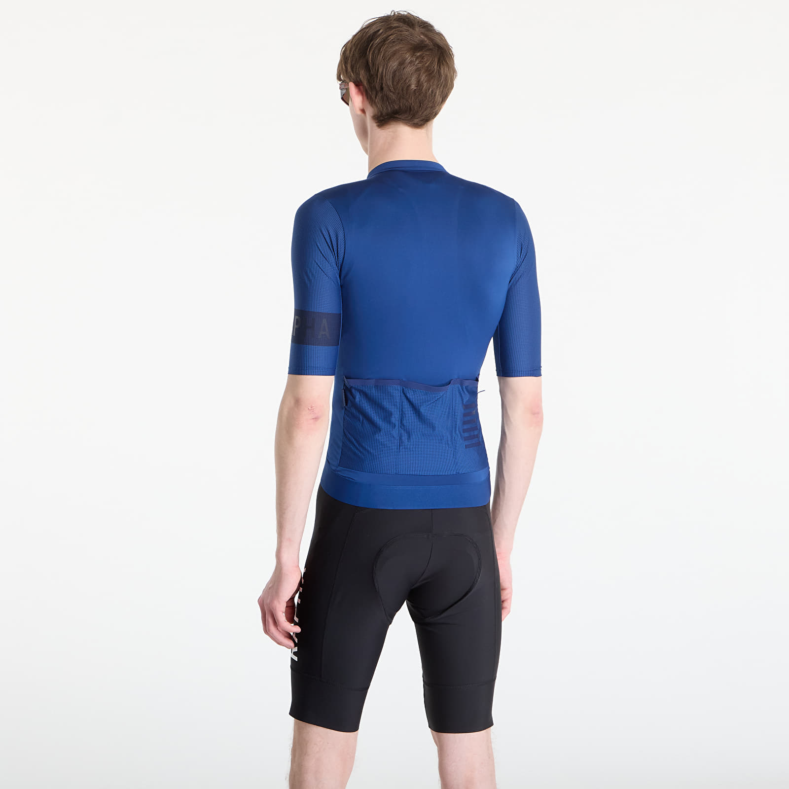 Trikots Rapha Men's Pro Team Jersey Fossil Blue/ Marine Blue