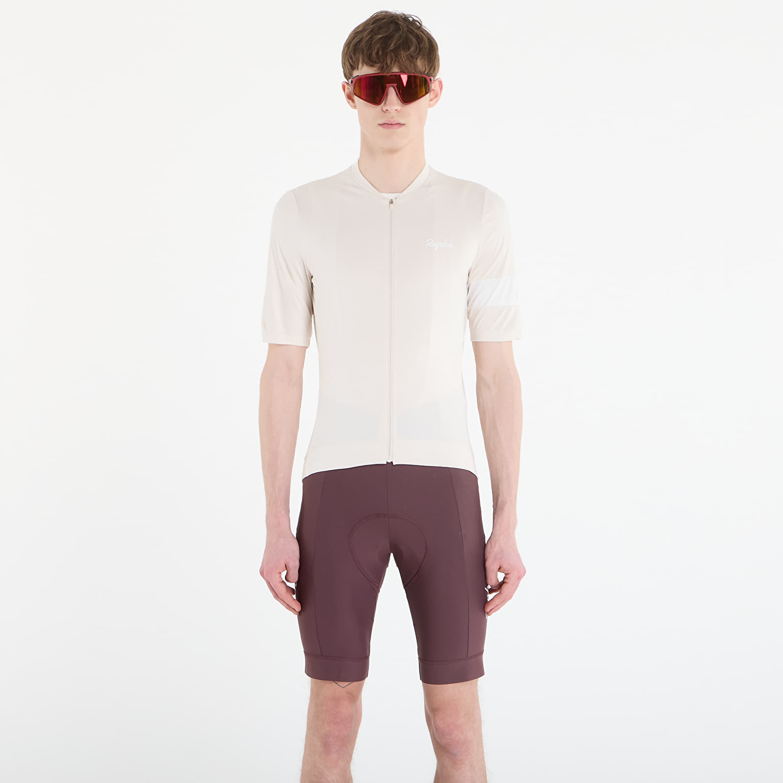 Men's jerseys Rapha Men's Core Jersey Off-White/ White