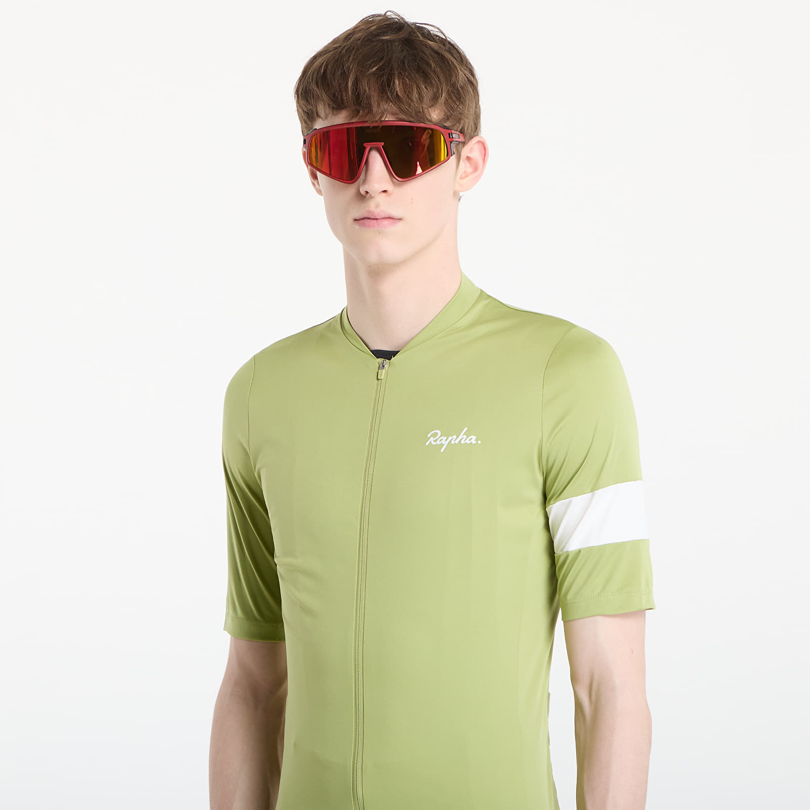 Men's jerseys Rapha Men's Core Jersey Fern/ White