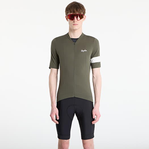 Jersey Rapha Men's Core Lightweight Jersey Dark Green/ White