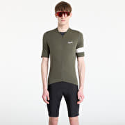 Rapha Men's Core Lightweight Jersey Dark Green/ White