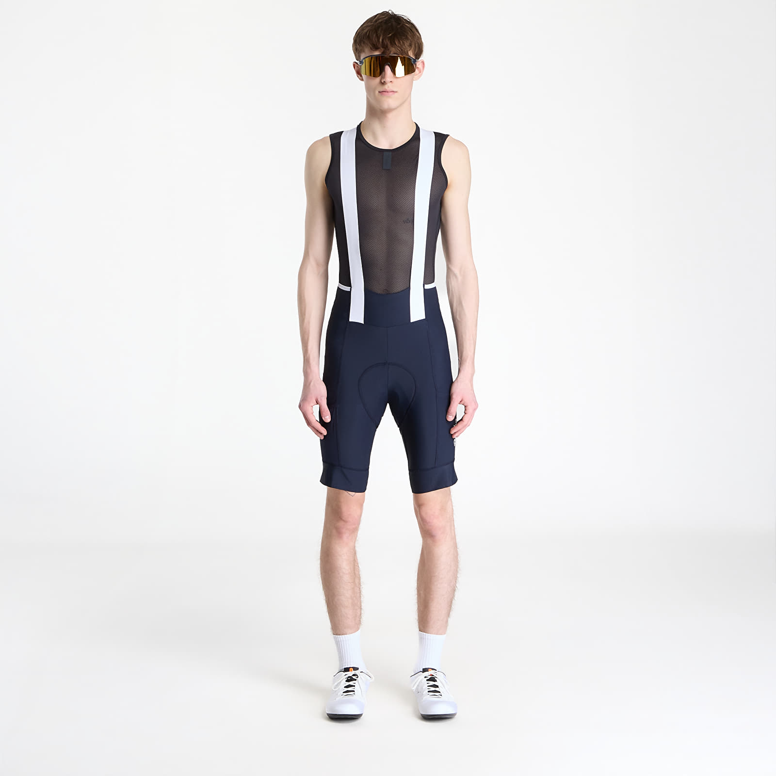 Shorts Rapha Men's Brevet Element Cargo Bib Shorts Dark Navy/ White
