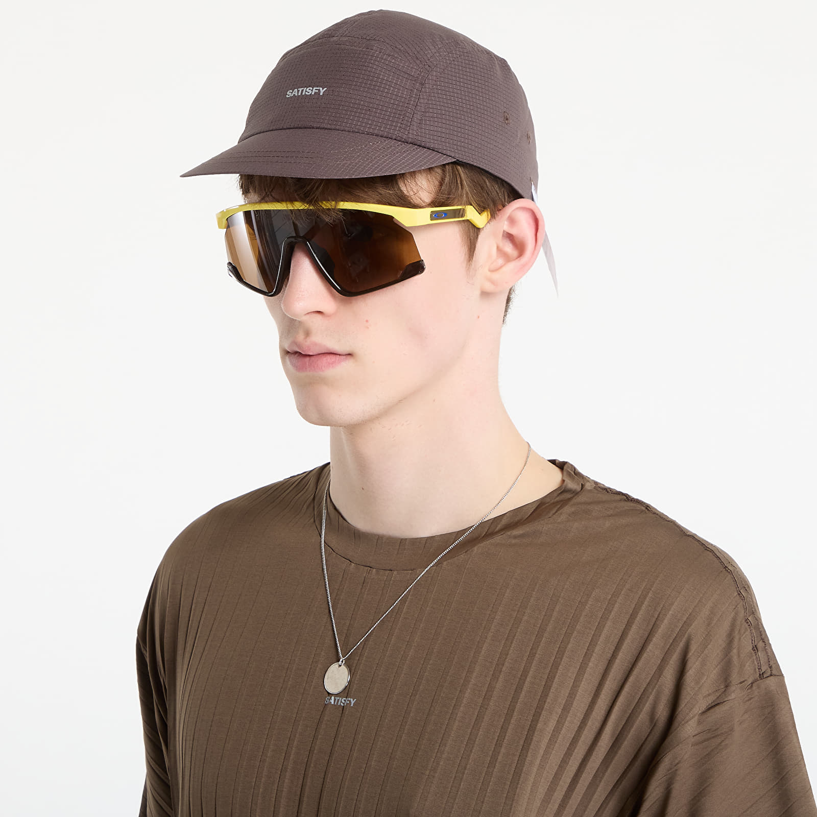 Petten voor heren Satisfy Rippy Air Trail Cap Rocky Road