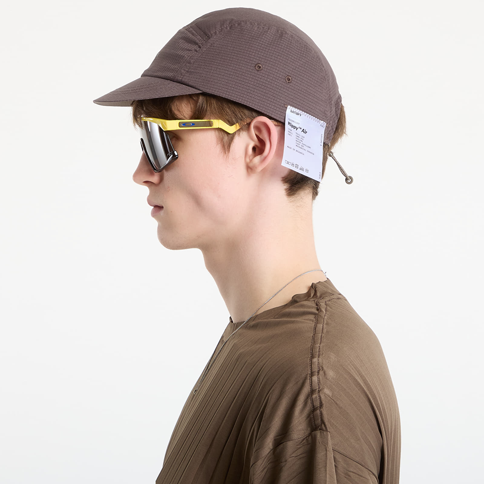 Petten voor heren Satisfy Rippy Air Trail Cap Rocky Road