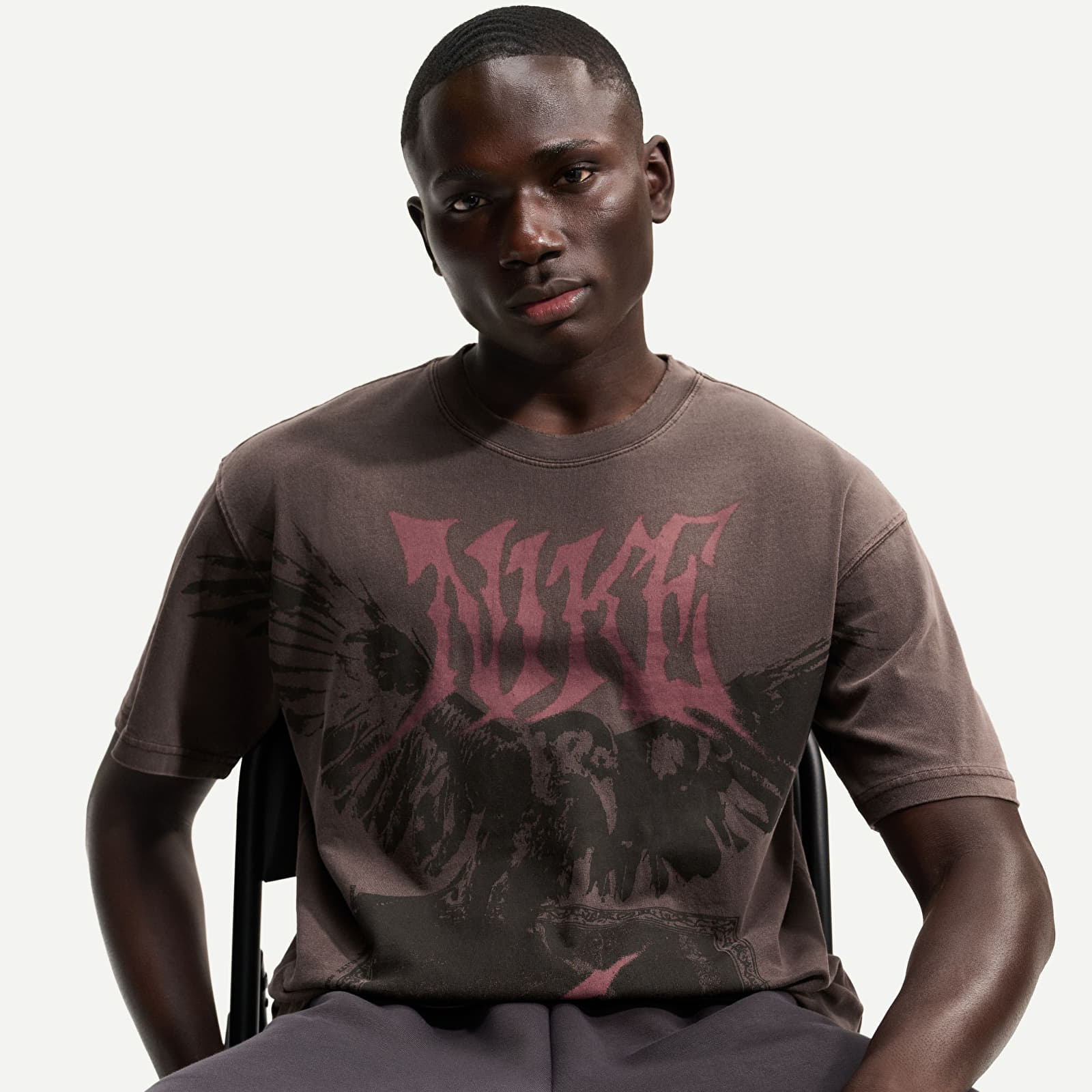 Muške majice kratkih rukava Nike Men's Basketball T-Shirt Baroque Brown