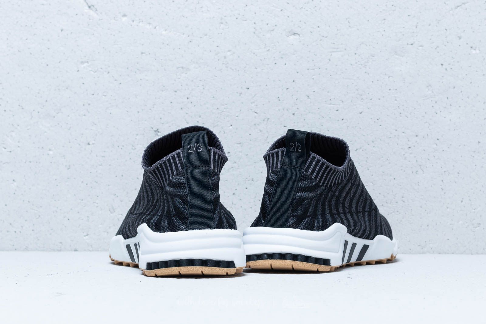 Zapatillas mujer adidas EQT Support Sock Primeknit W Core Black/ Carbon/  Gum 3 | Footshop