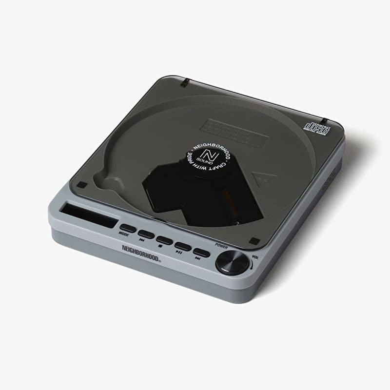 ポータブルプレーヤー NEIGHBORHOOD PORTABLE CD PLAYER Other accessories NEIGHBORHOOD Portable Cd Player Gray (26176NH