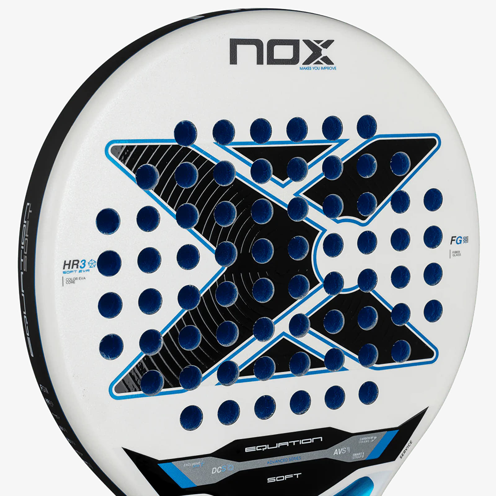 Annet tilbehør NOX Equation Soft Advanced Racket White