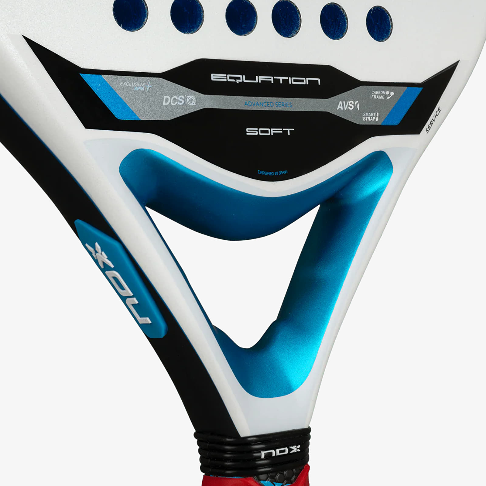 Annet tilbehør NOX Equation Soft Advanced Racket White