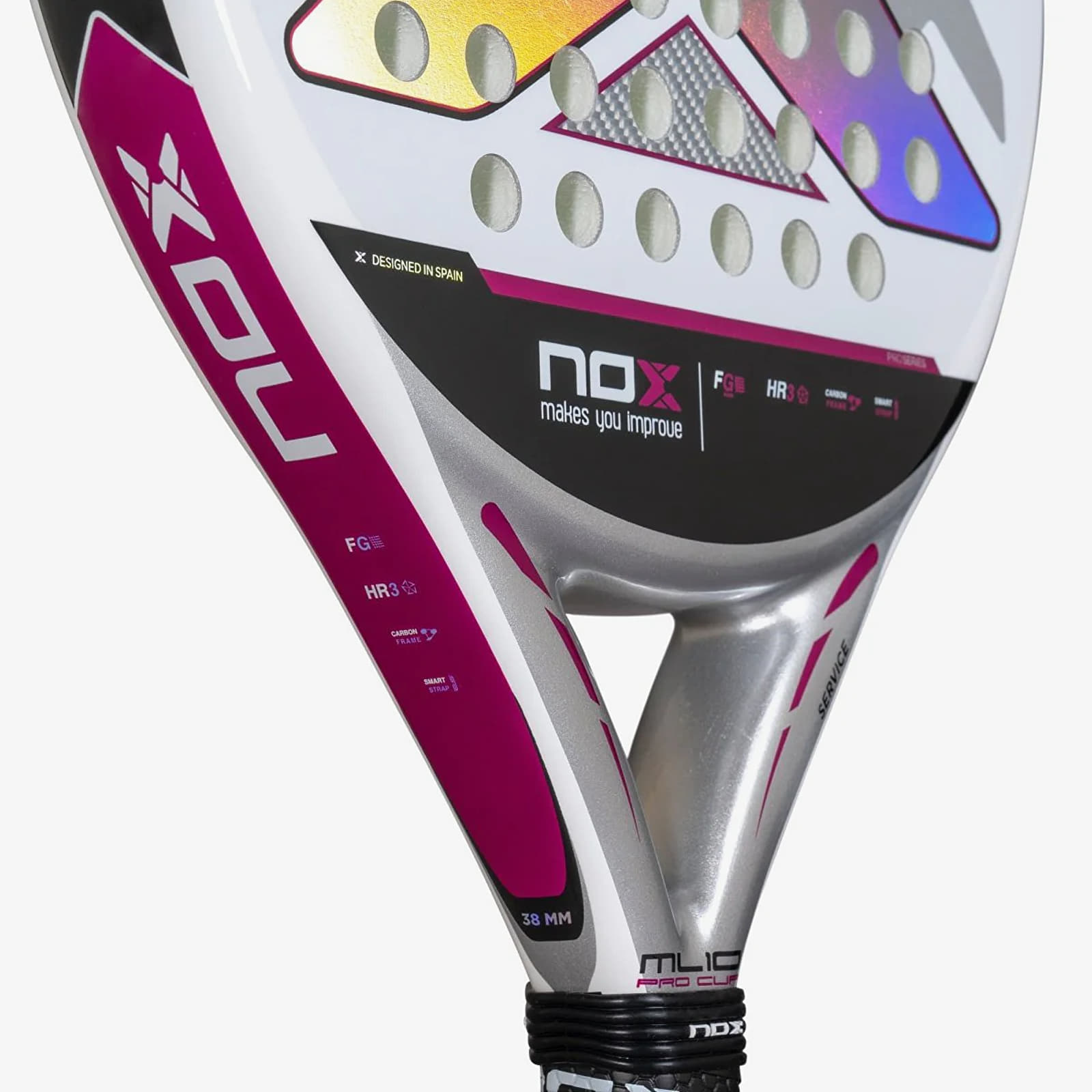 andere Accessoires NOX Ml10 Pro Cup Silver By Miguel Lamperti Racket Silver