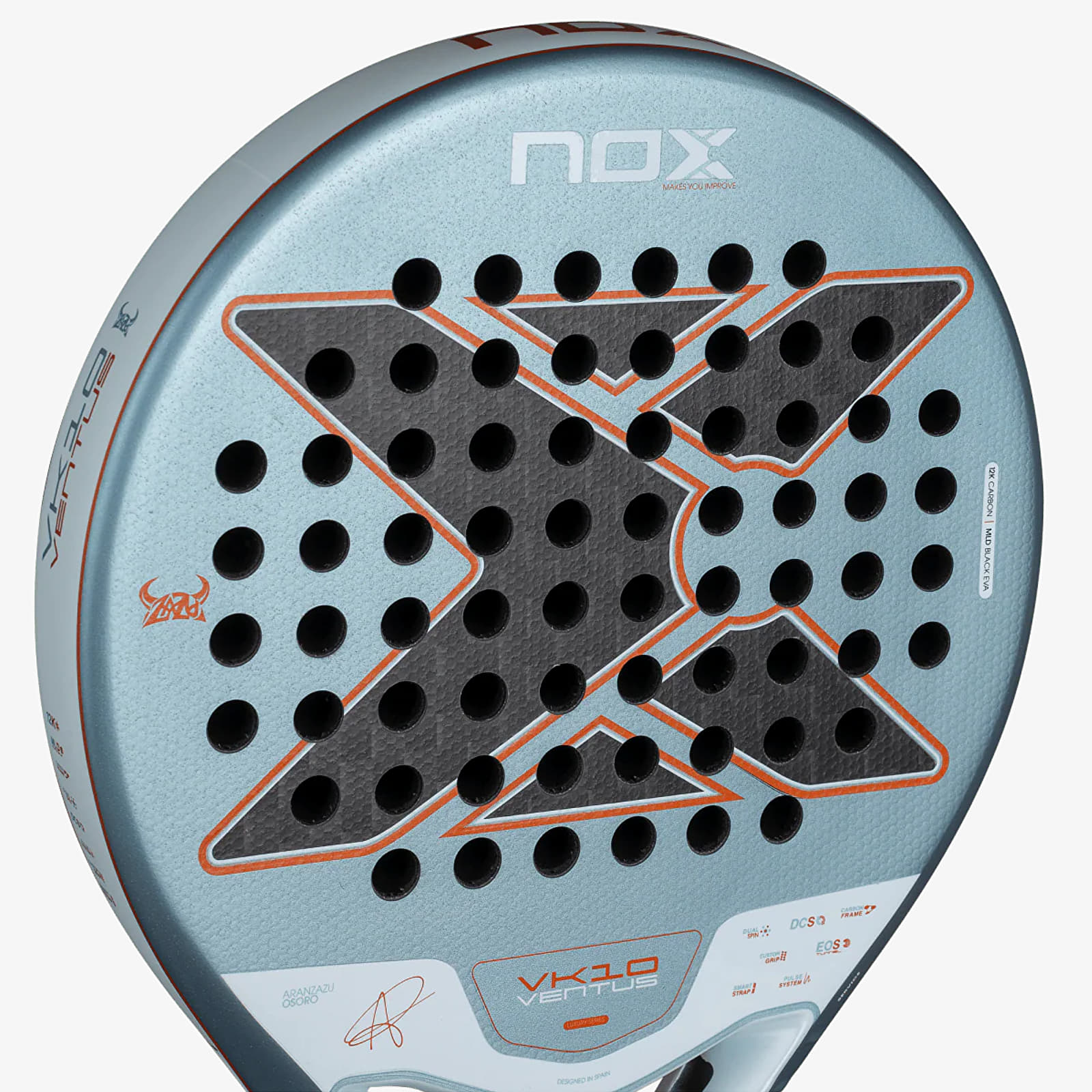 Annet tilbehør NOX Vk10 Ventus 12K By Aranzazu Osoro Racket Blue
