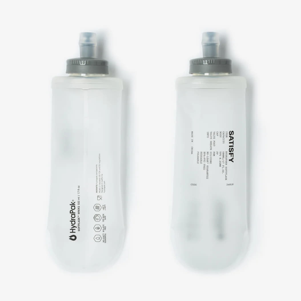 Joogipudelid Satisfy 2 Flasks Pack 500ml Transparent