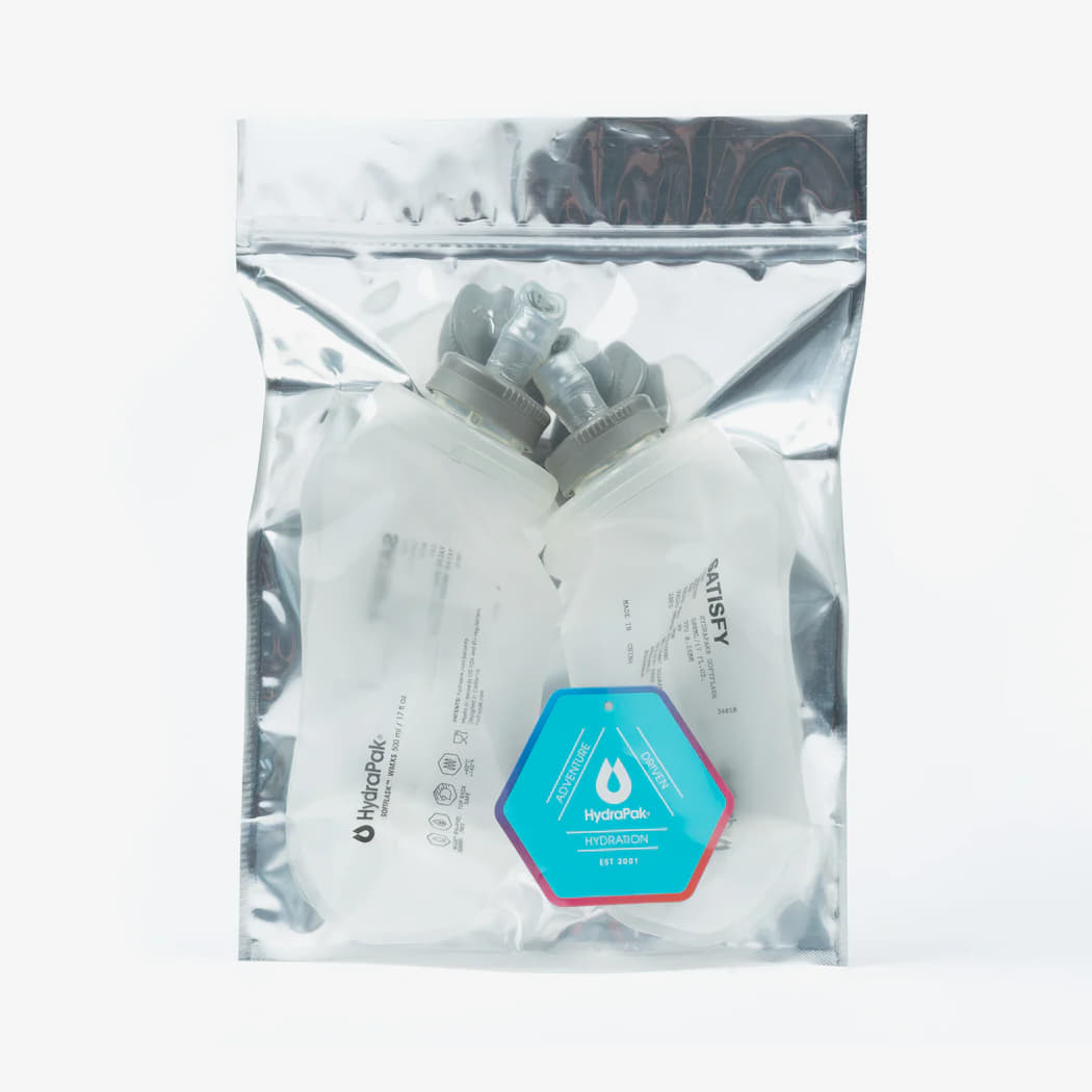 Joogipudelid Satisfy 2 Flasks Pack 500ml Transparent