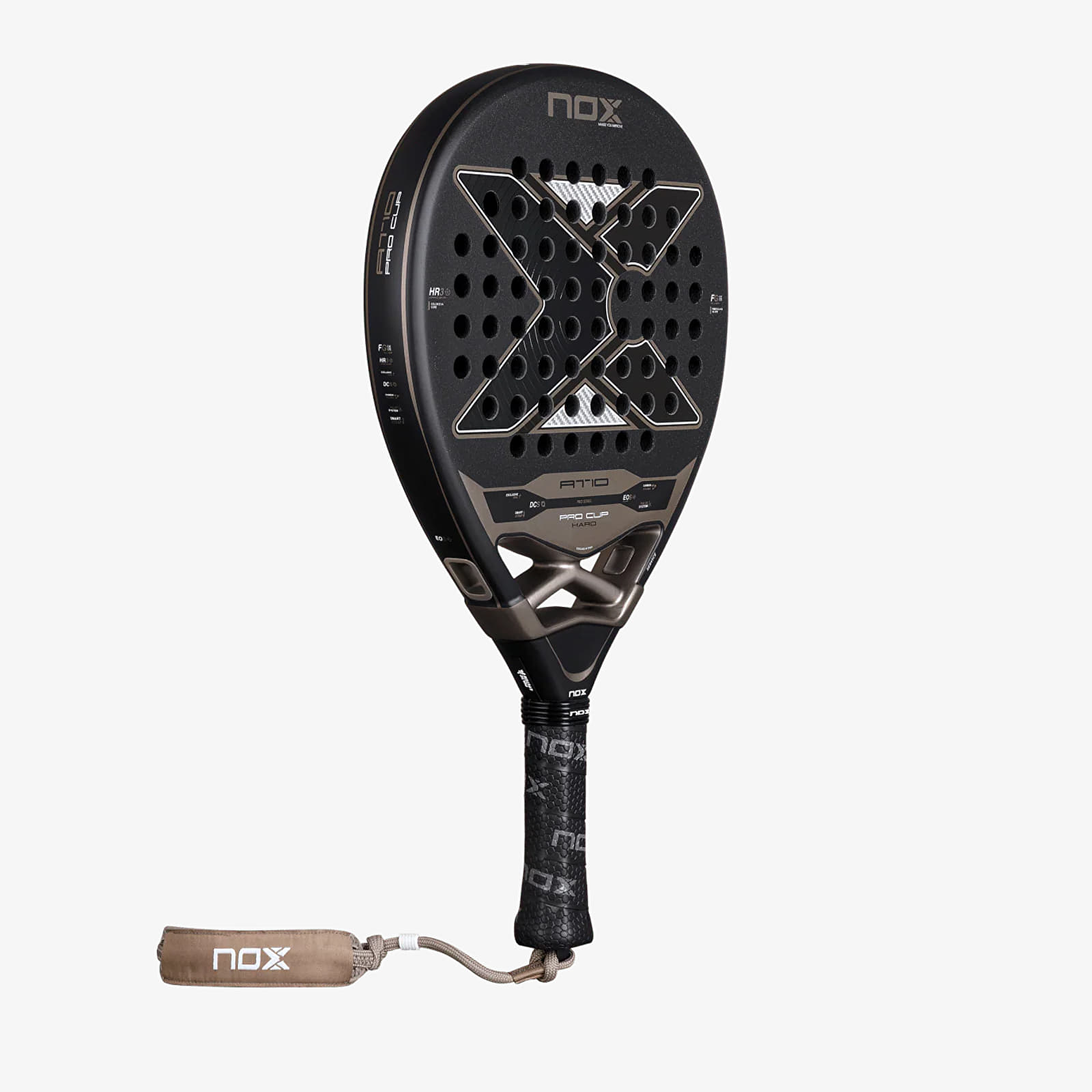 Annet tilbehør NOX At10 Pro Cup Hard By Agustin Tapia Racket Black