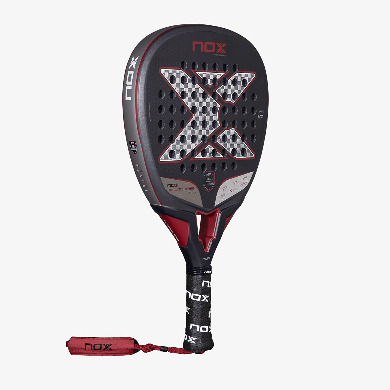 Άλλα αξεσουάρ NOX Future Attack 12K Alum Racket Black