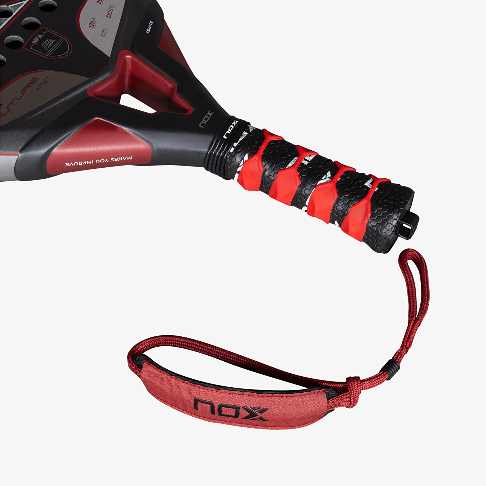 Άλλα αξεσουάρ NOX Future Attack 12K Alum Racket Black