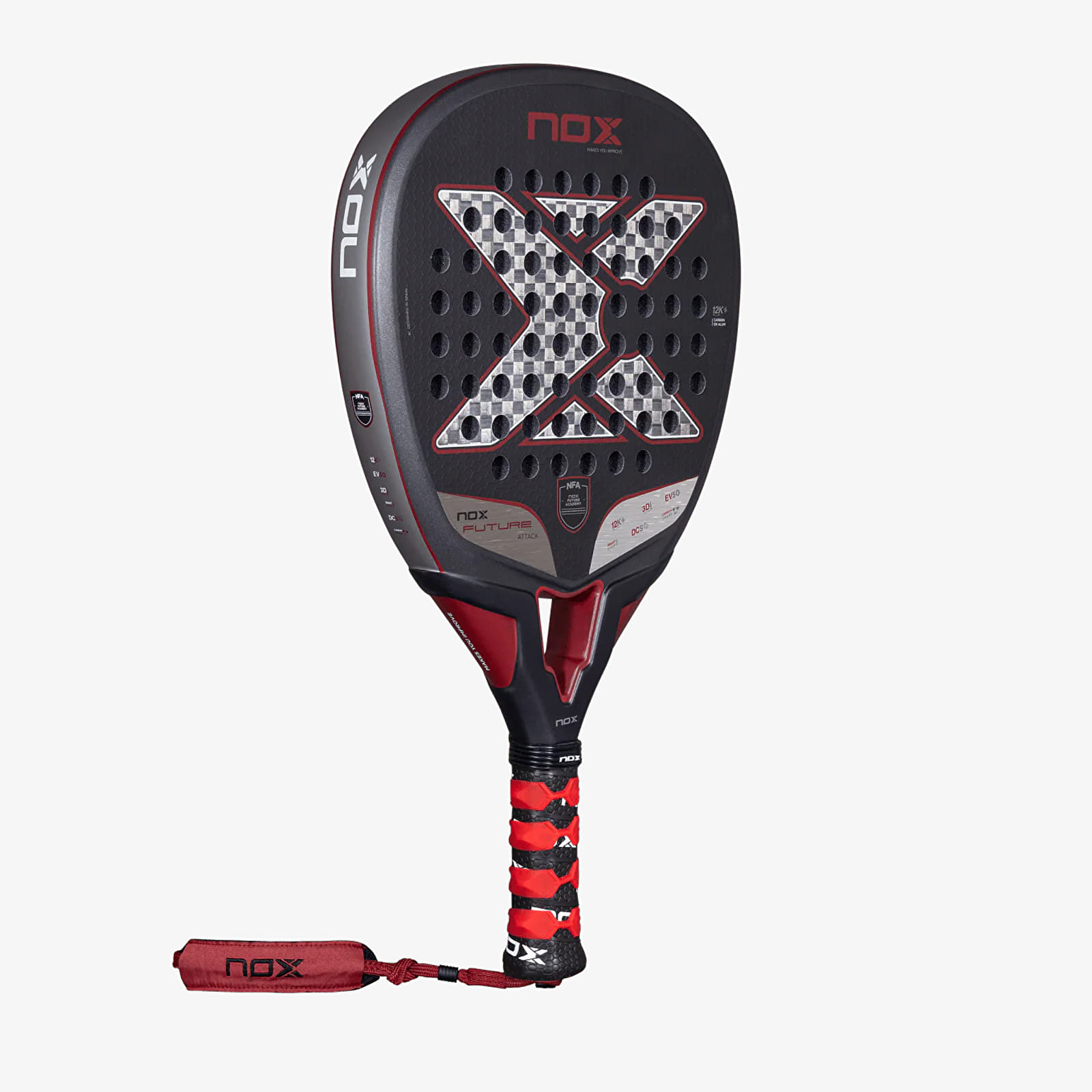 Άλλα αξεσουάρ NOX Future Attack 12K Alum Racket Black