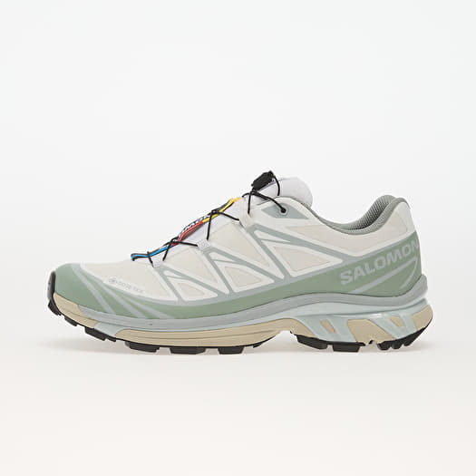 Salomon XT-6 GTX White/ Green Milieu/ Ice Fl