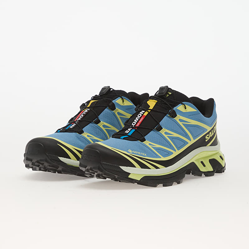SALOMON UNION FRONTIER 2022モデル　a2618 Men's shoes Salomon XT-6 GTX Niagara/ Sunny Lime/ Black (L49158700