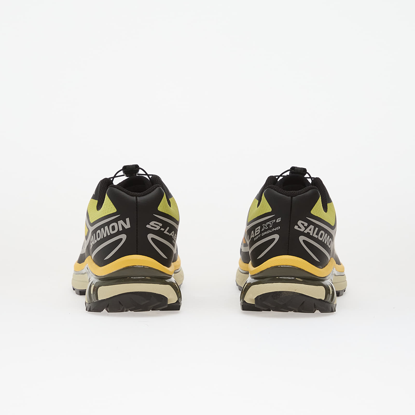 Skor för män Salomon XT-6 Black/ Grape Leaf/ Beach Ball