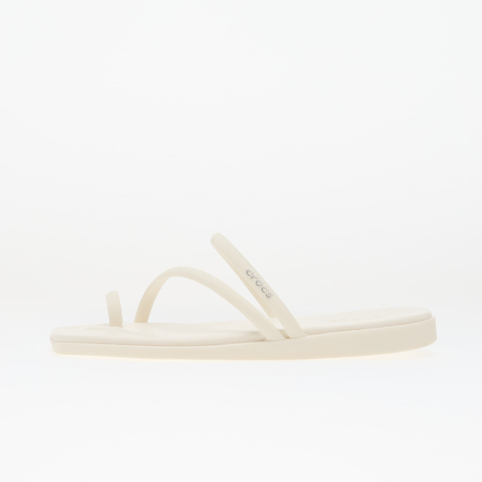 Levně Tenisky Crocs Miami Toe Loop Sandal Chalk