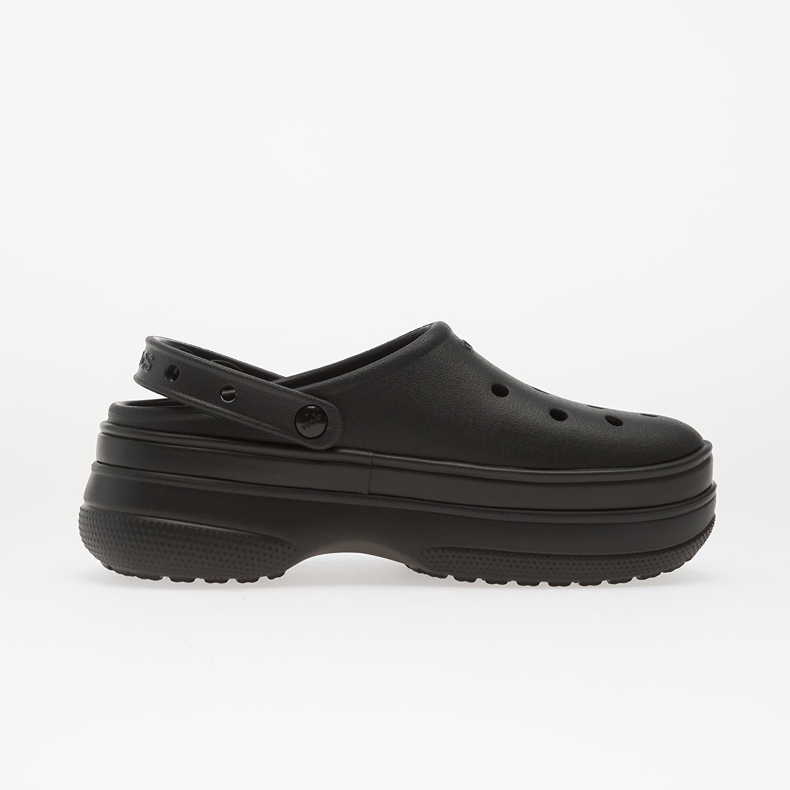 Zapatillas Hombre Crocs Classic Stacked Clog Black/Black
