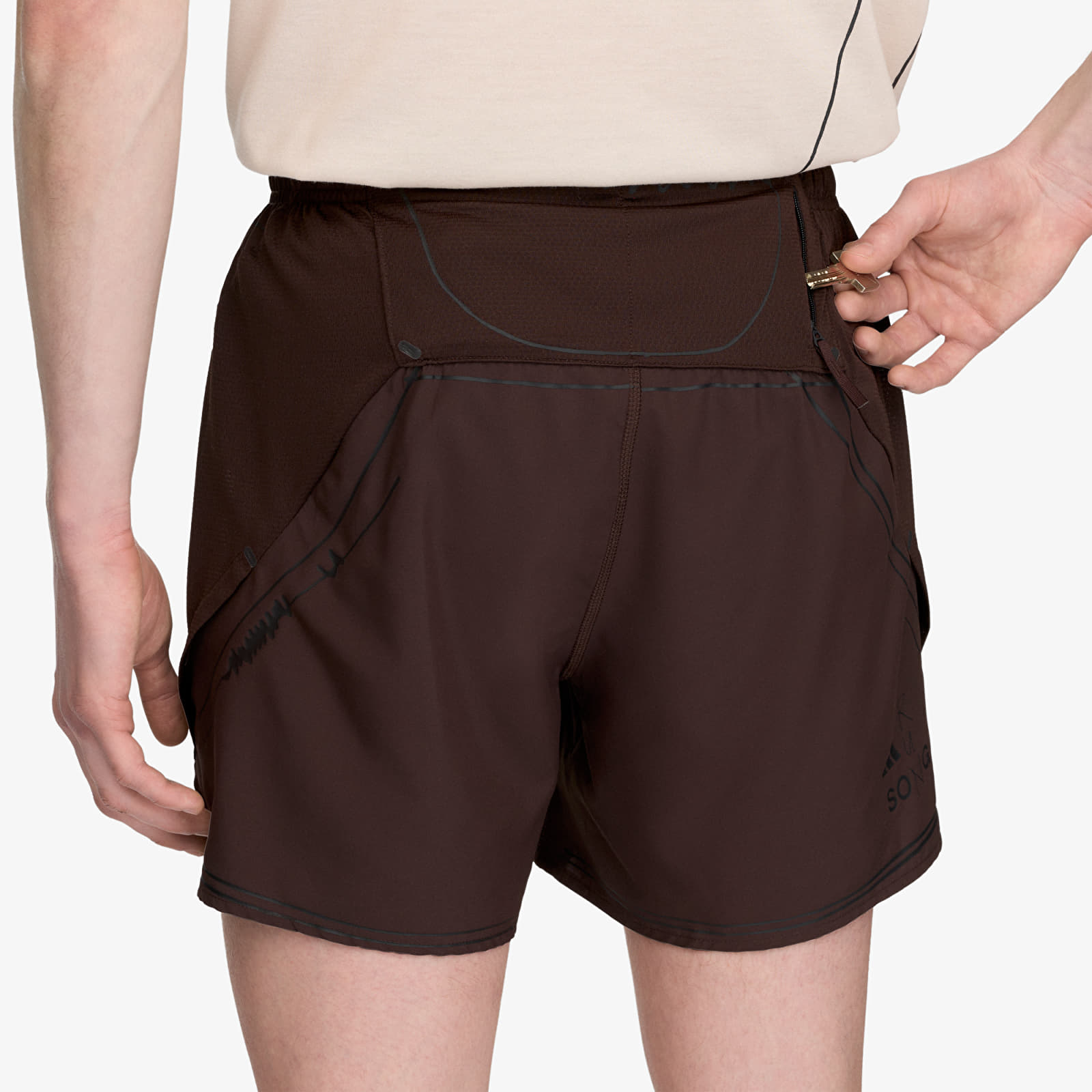 Shorts adidas Adi365 Sftm Running Shorts Aurora Coffee