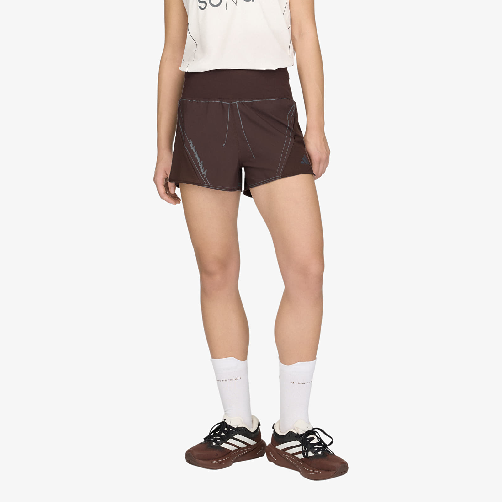 Kratke hlače  adidas Adi365 Sftm Running Shorts Aurora Coffee