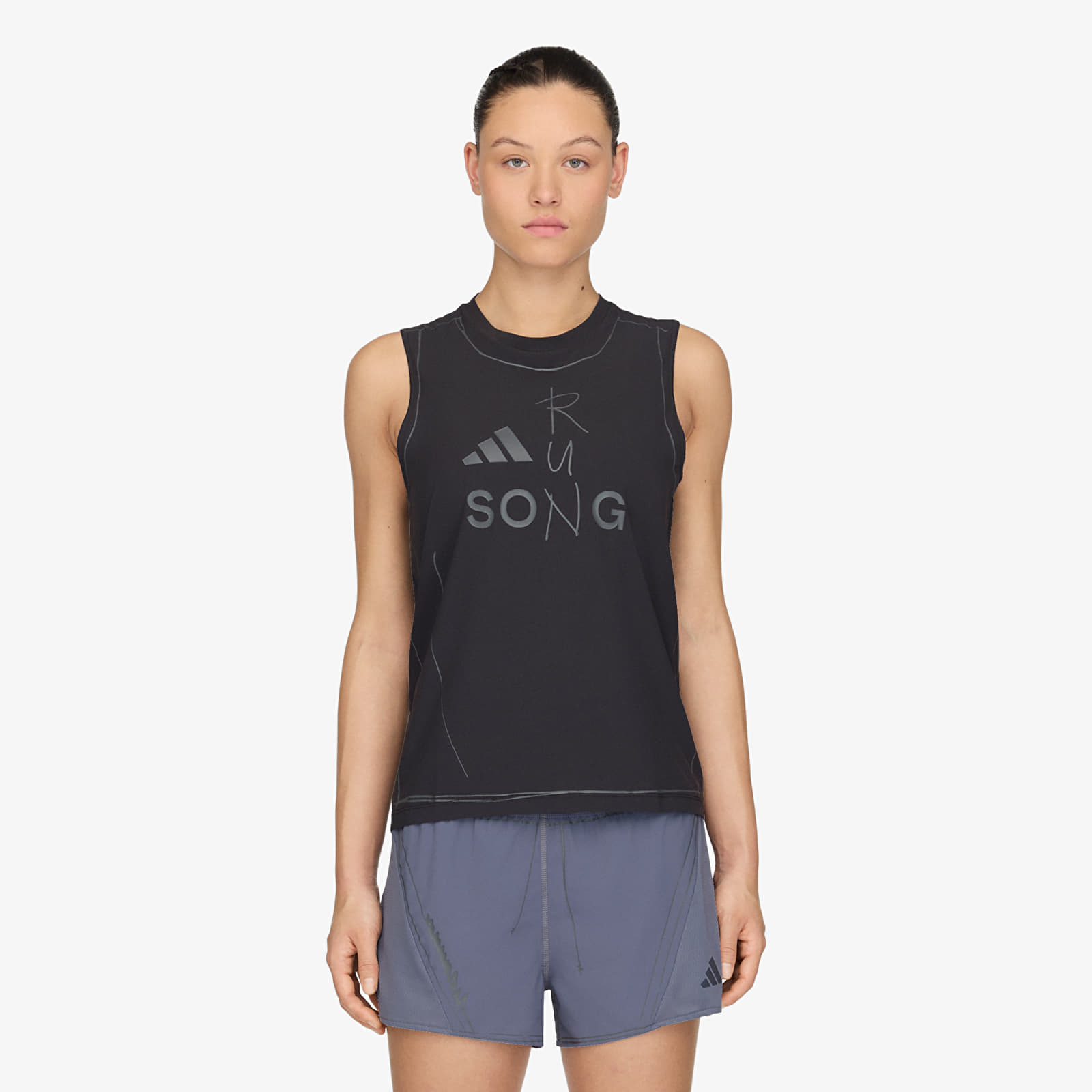 Brezrokavniki adidas Adi365 Sftm Running Tank Top Black