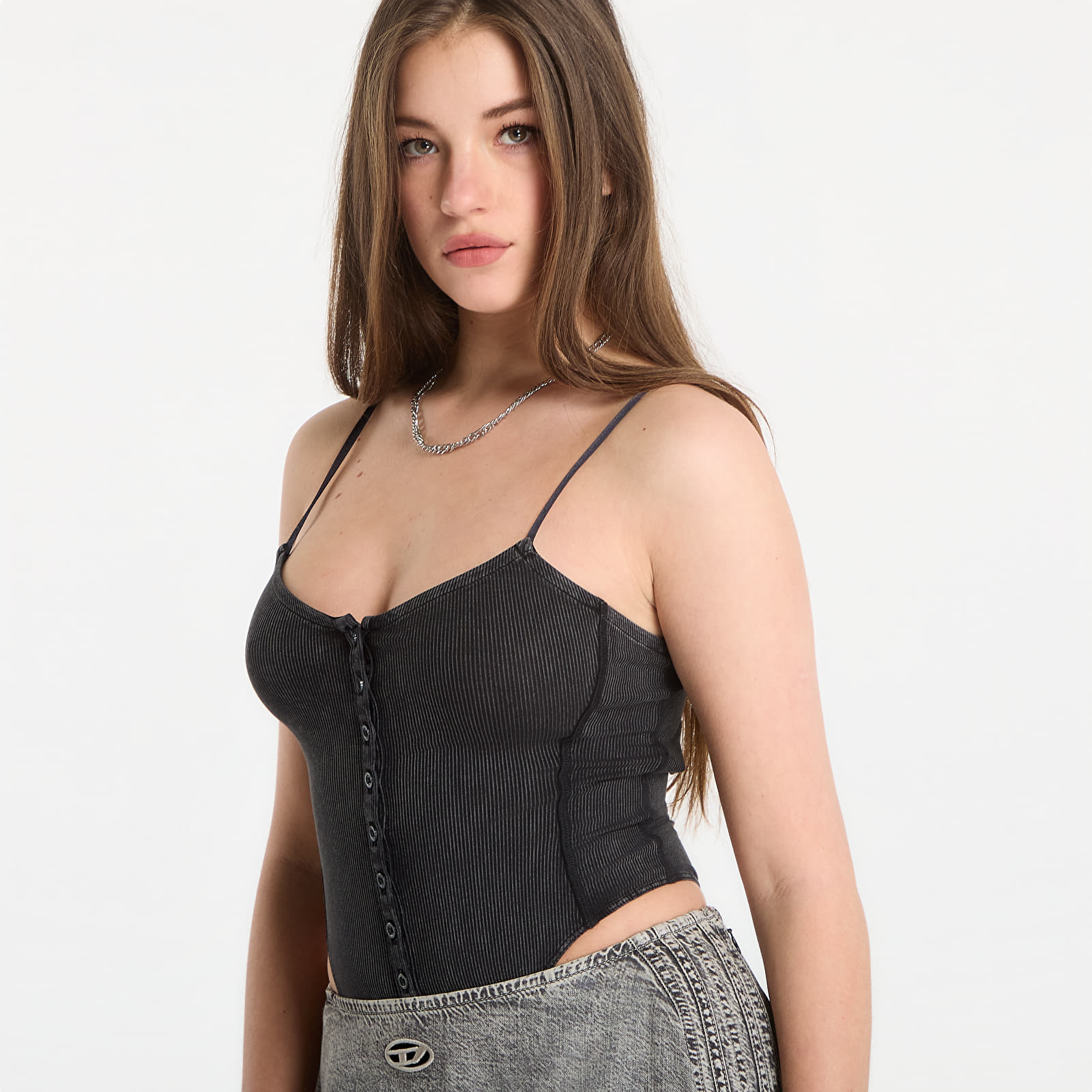 Dámská tílka Diesel T-Ley Tank Top Black