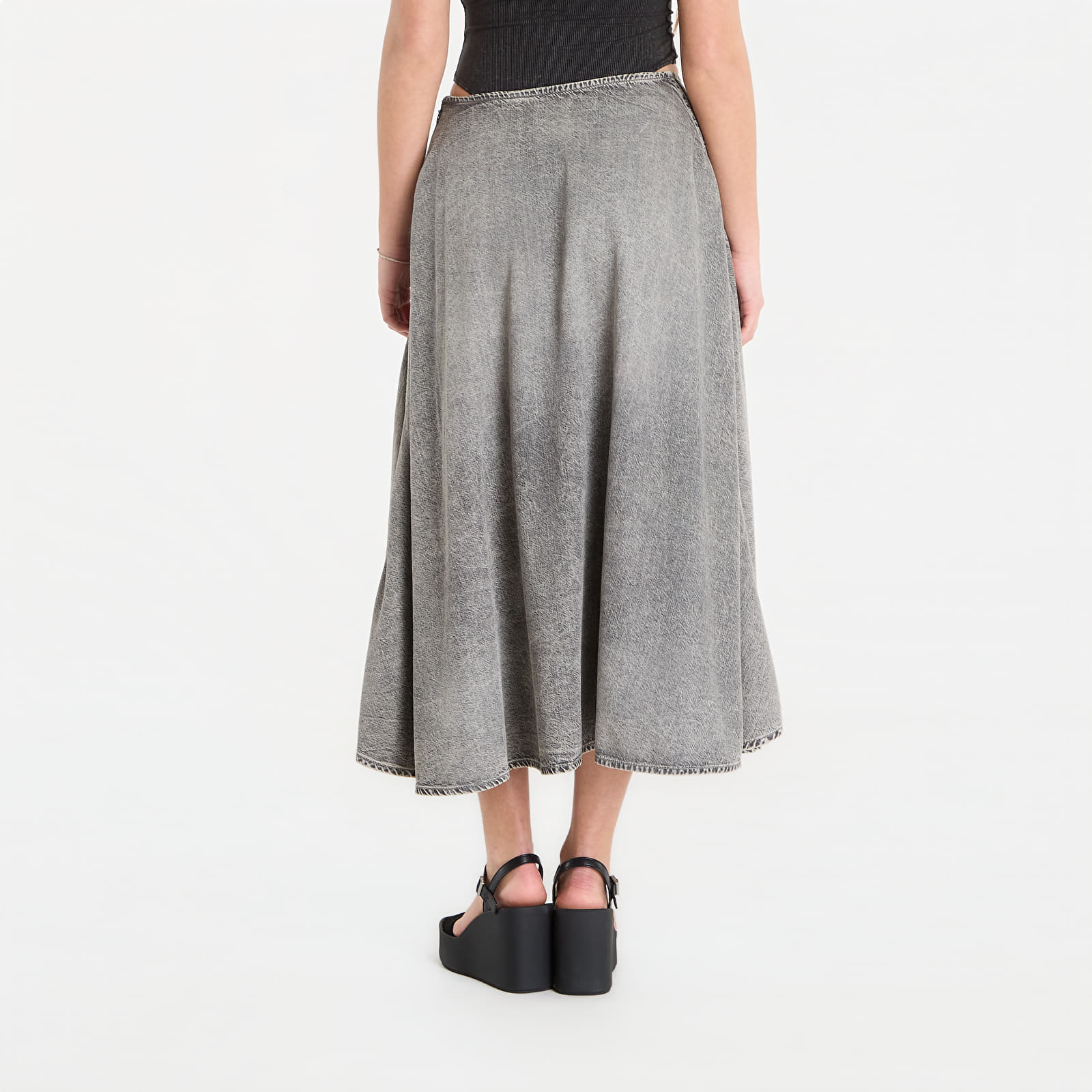 Kjolar för kvinnor Diesel De-Annie-S2 Skirt Black/ Blue