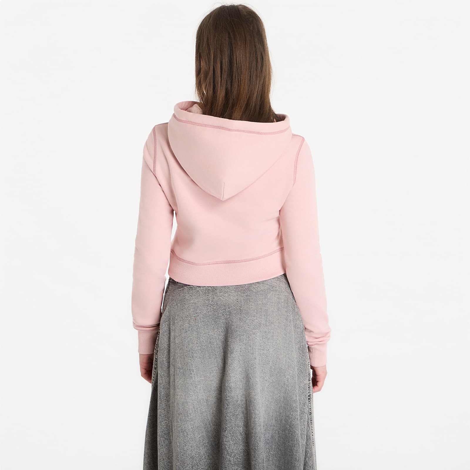 Luvtröjor för kvinnor Diesel F-Slimmy-Hood-S5 Sweatshirt Pale Mauve