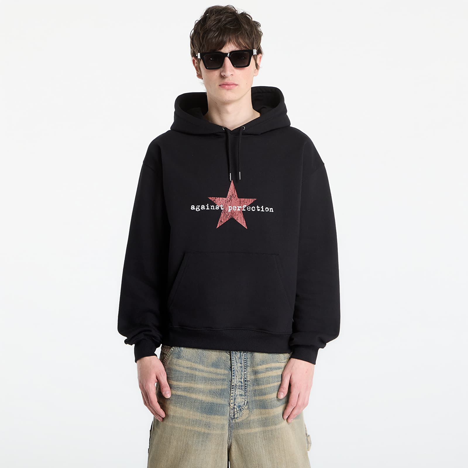 Sweatjacken und Sweatshirts Wasted Paris M Against Perfection Hoodie Black