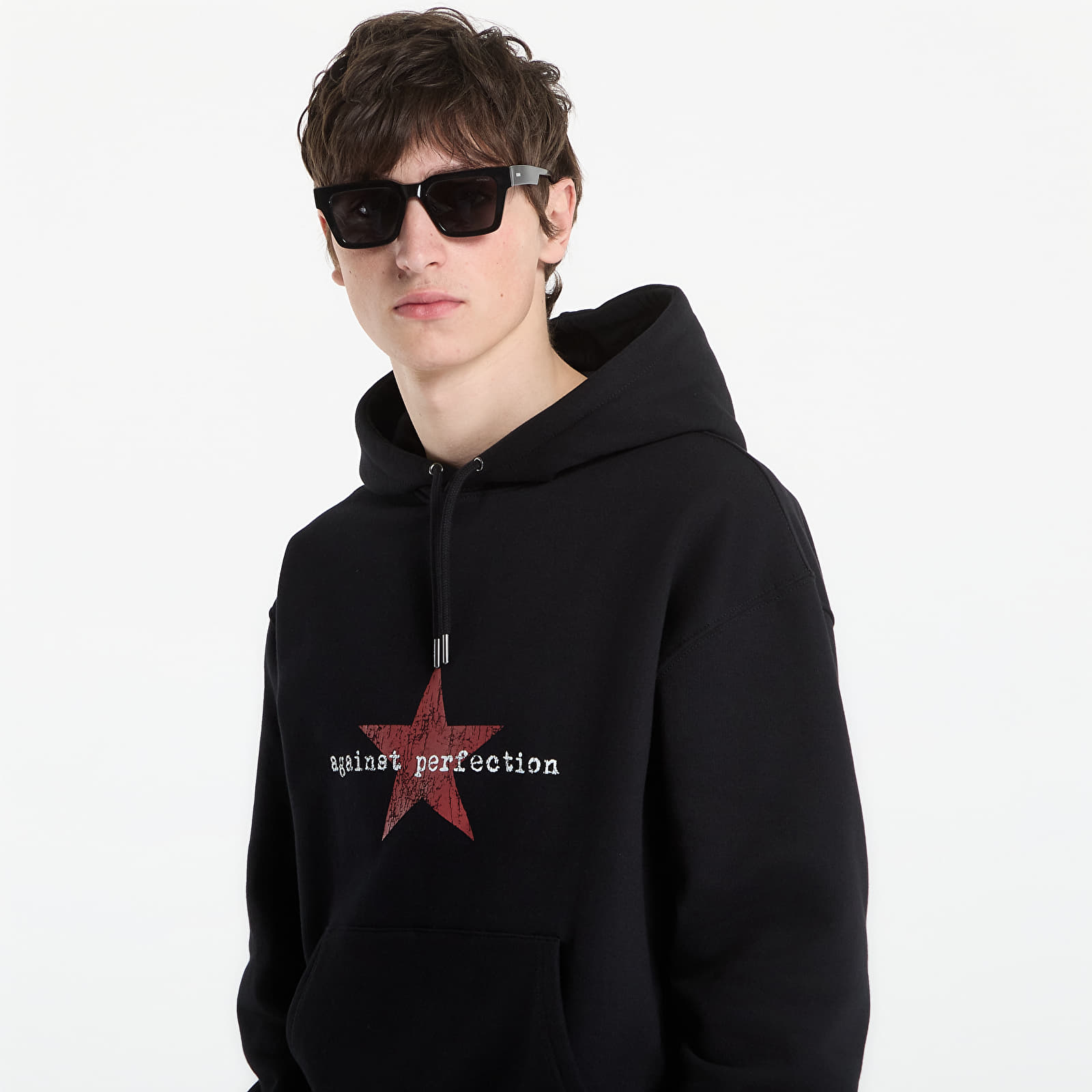 Sweatjacken und Sweatshirts Wasted Paris M Against Perfection Hoodie Black