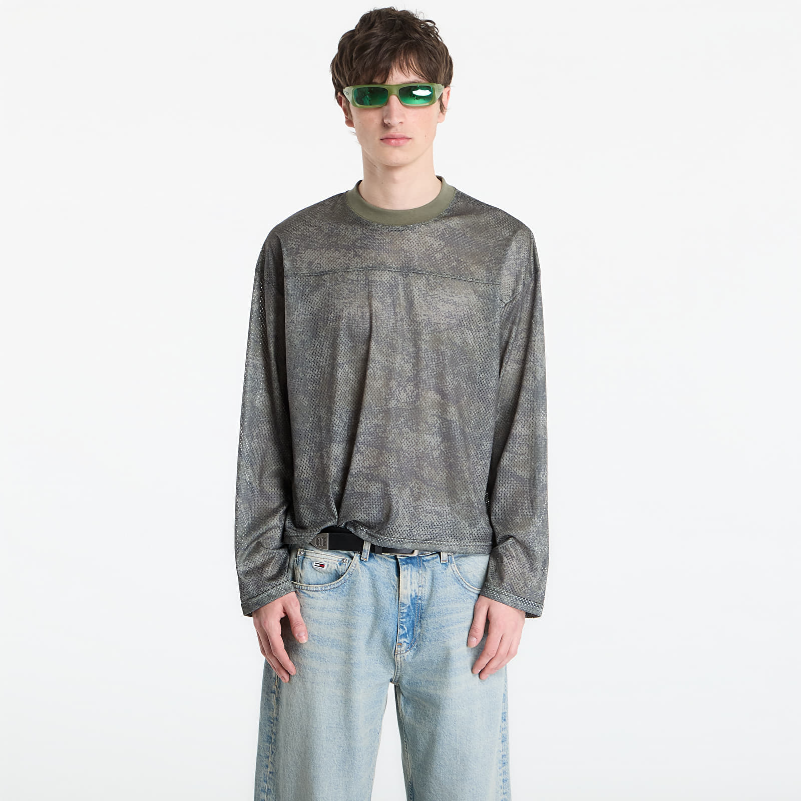 Тениска Wasted Paris M Swarm Mesh Olive Khaki Camo M