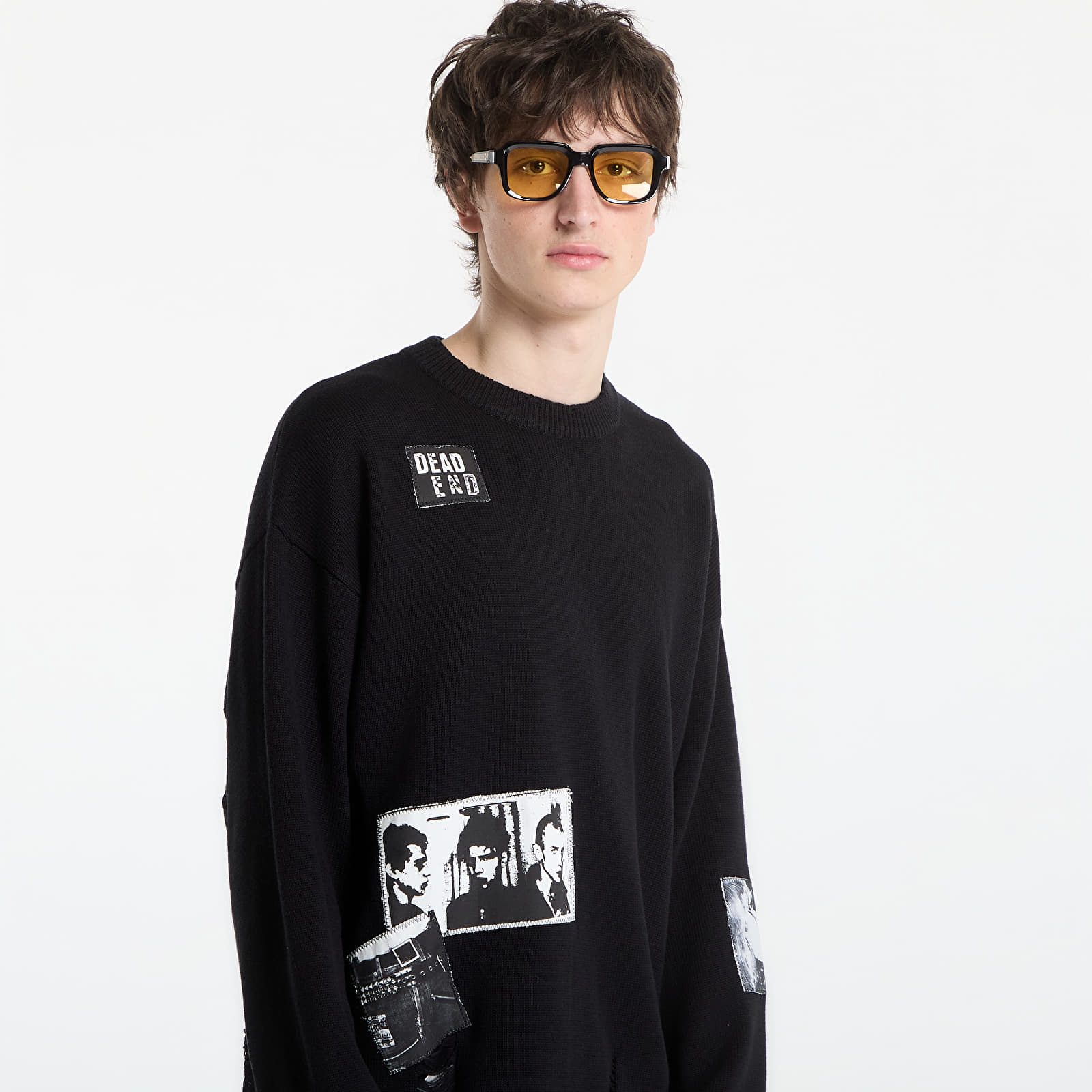 Puloveri Wasted Paris M Taunt Ripped Black