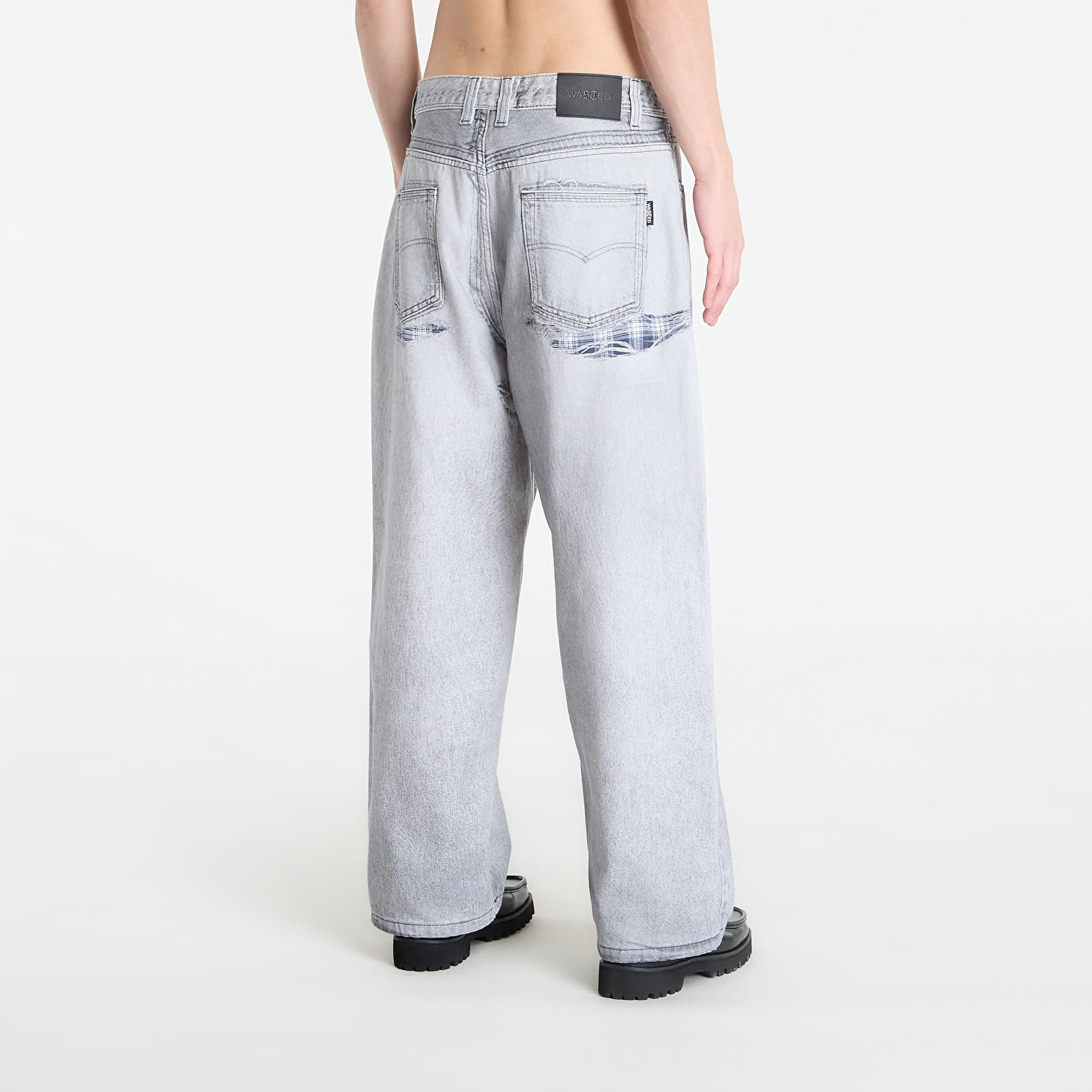 Jeans Wasted Paris M Trompe L'Oeil Grant Faded Grey