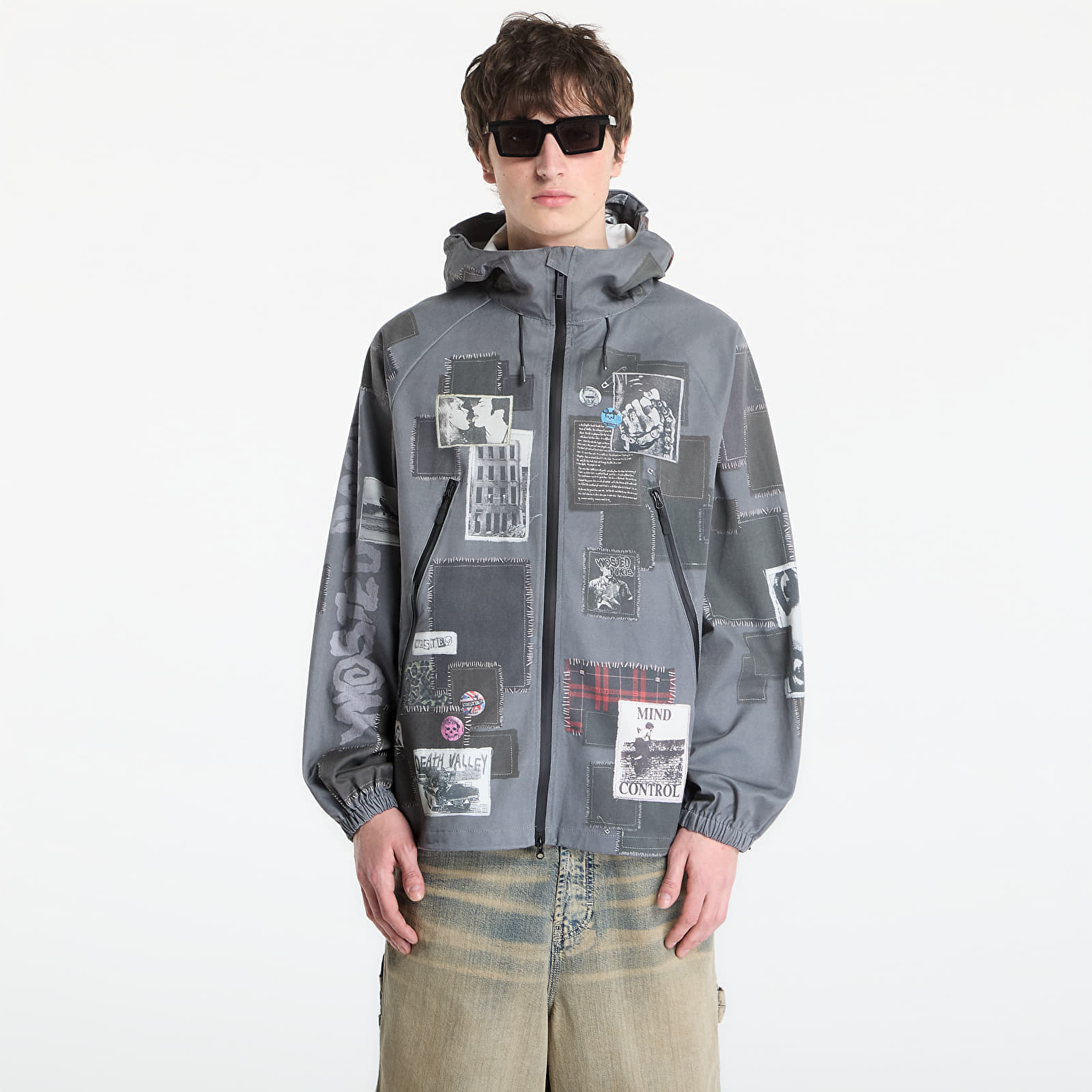 Ветровка Wasted Paris M Taunt Windbreaker Faded Black XL