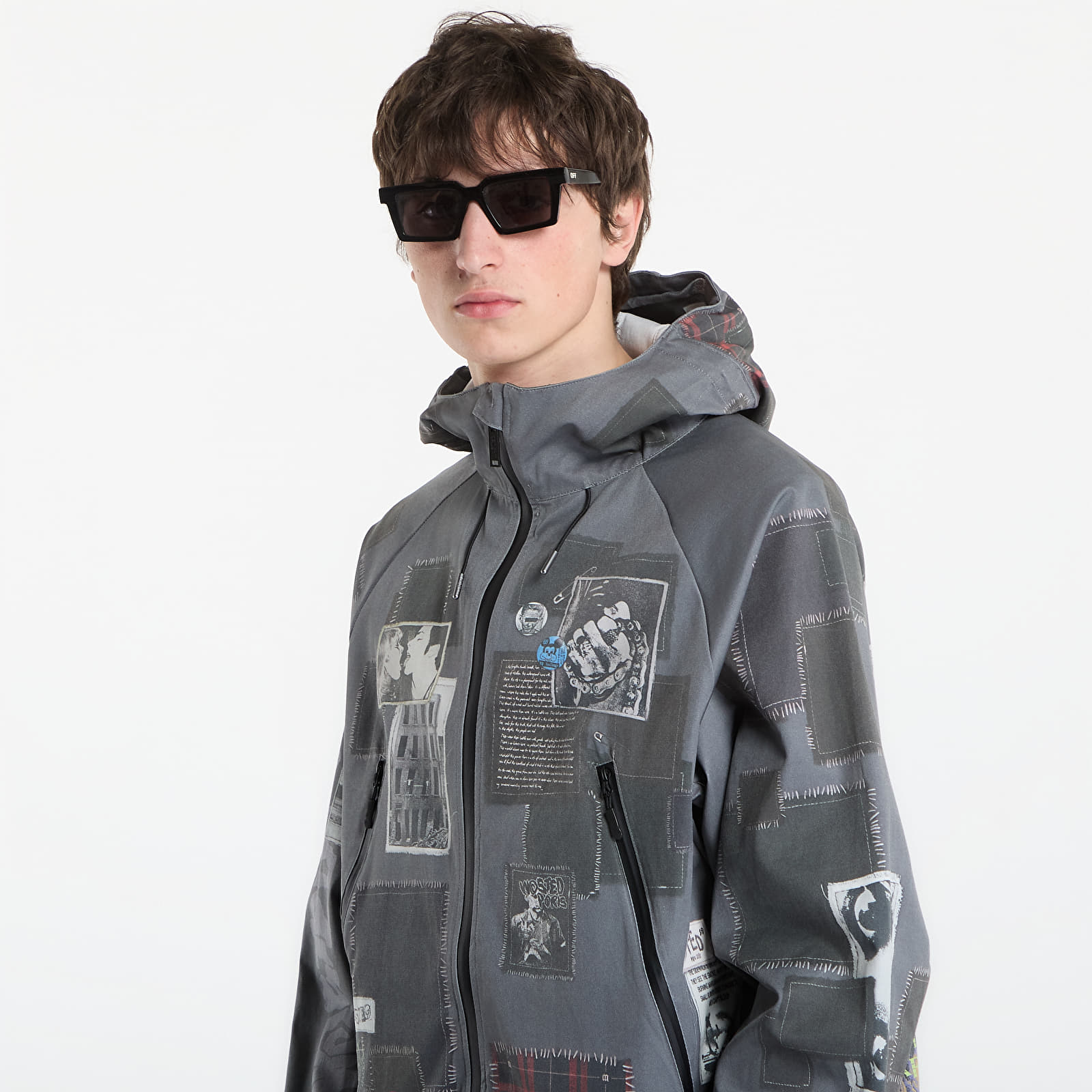 Übergangsjacken Wasted Paris M Taunt Windbreaker Faded Black