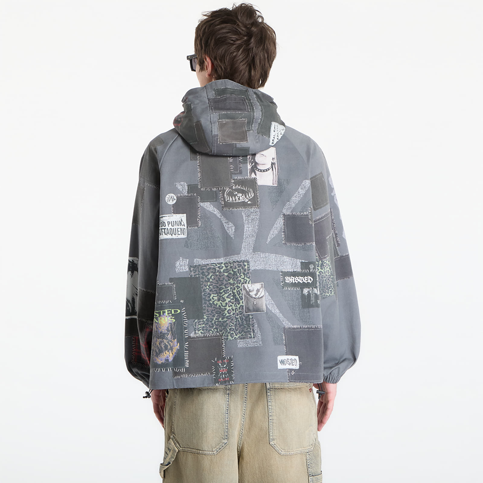 Übergangsjacken Wasted Paris M Taunt Windbreaker Faded Black