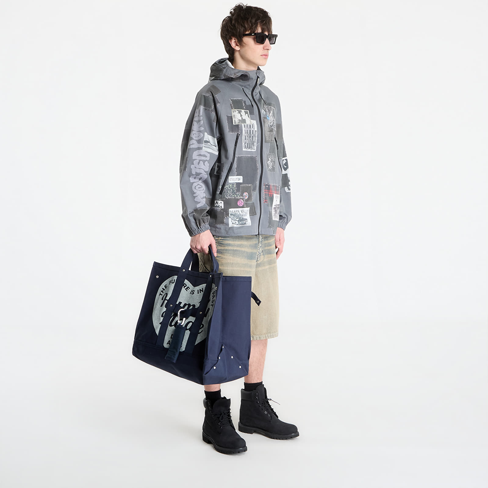 Übergangsjacken Wasted Paris M Taunt Windbreaker Faded Black