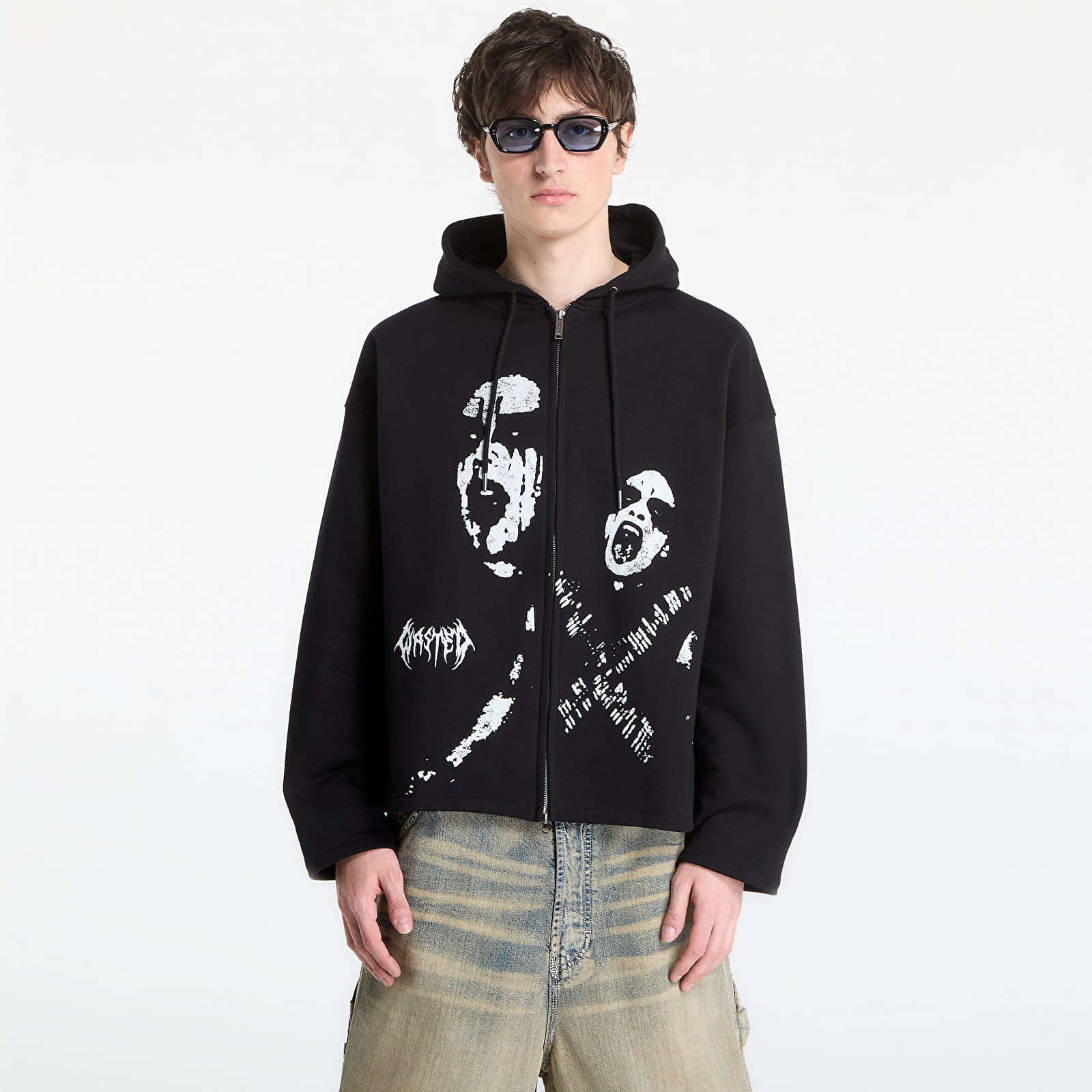 Суитшърт Wasted Paris M Wrath Zip Hoodie Black M