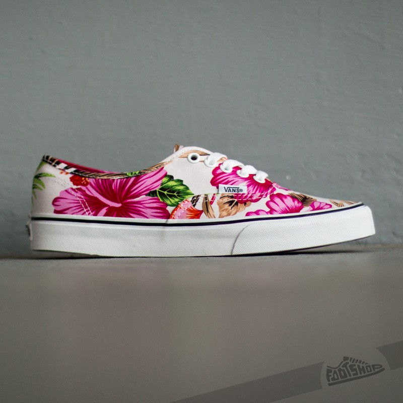 Women s shoes Vans Authentic Hawaiian Floral White Footshop