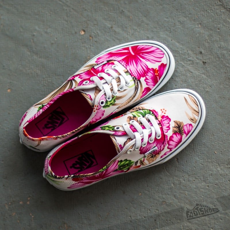 Women s shoes Vans Authentic Hawaiian Floral White Footshop
