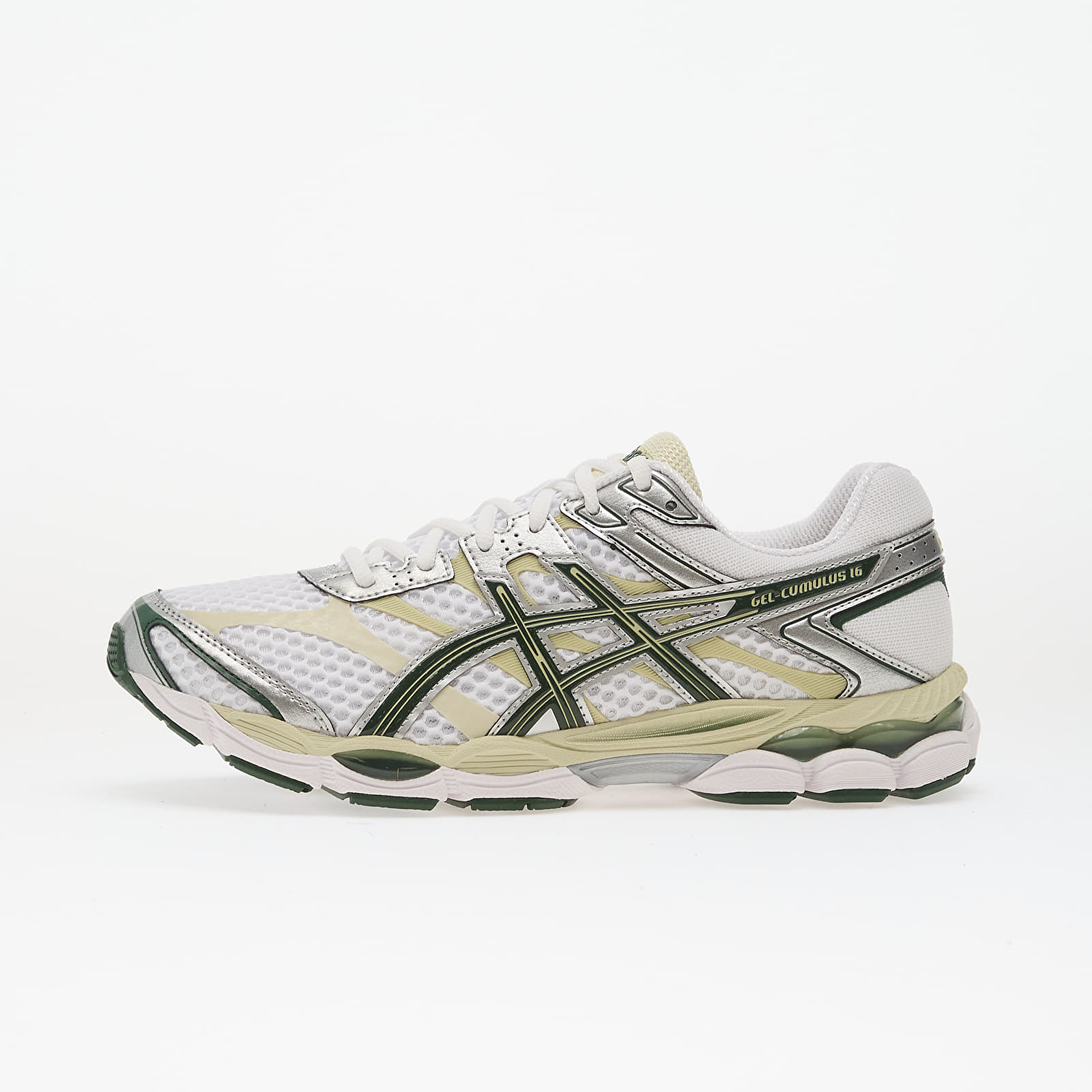 Încălțăminte și sneakerși pentru bărbați Asics Gel-Cumulus 16 White/ Forest Night