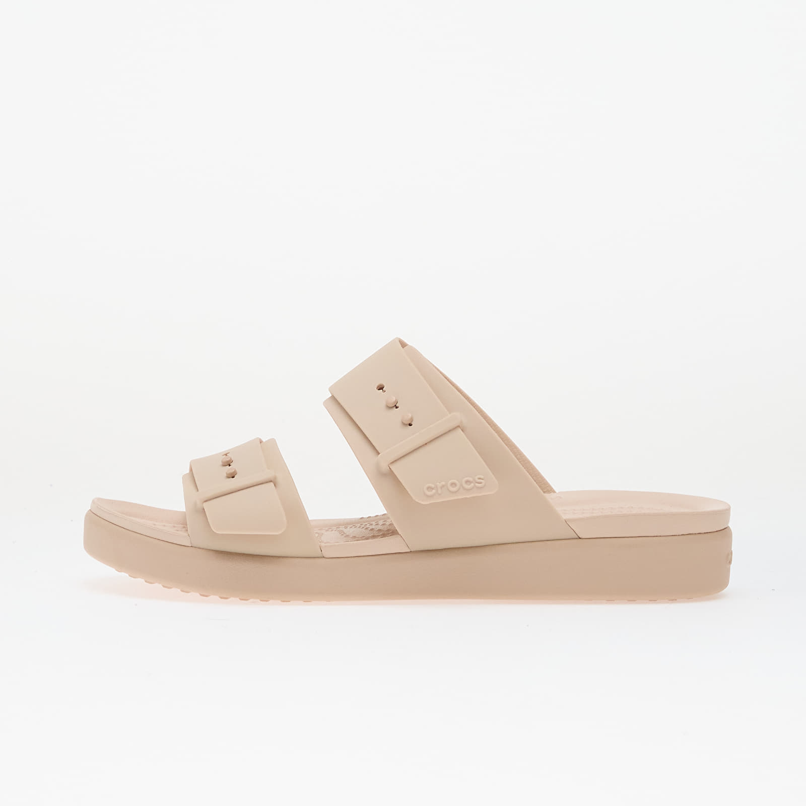 Levně Tenisky Crocs Brooklyn Buckle Low Quartz