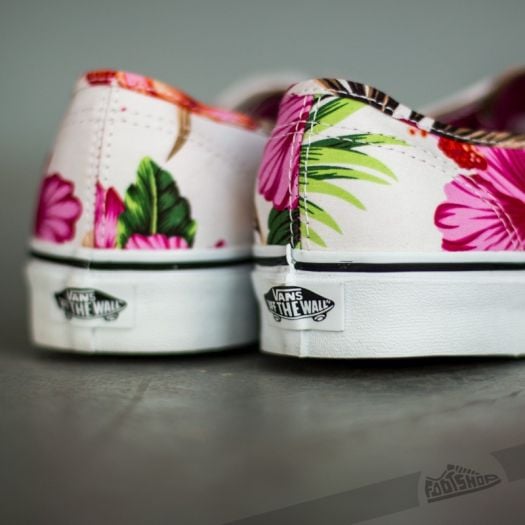 Vans hawaiian floral on sale white