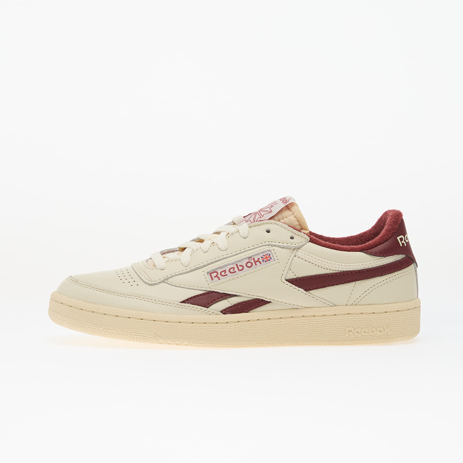 Herren Sneaker und Schuhe Reebok Club C Revenge Vintage Vintage Chalk/ Paper White/ Classicburgundry